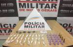 PM apreende armas de fogo e drogas em operação policial