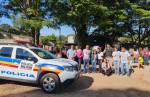 Polícia Militar e Bazar do Bem levam solidariedade e diversão ao bairro Queluz