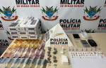 PM apreende drogas, armas, munições, dinheiro e cigarro contrabandeado   em Lafaiete, Ouro Branco e Itaverava