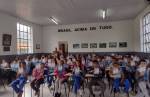 Polícia Militar realiza palestra sobre  prevenção no trânsito na escola Marechal Deodoro da Fonseca em Lafaiete