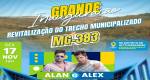  Congonhas: MG-383 é revitalizada e terá show de inauguração com Alan e Alex nesta sexta-feira