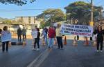  Moradores e comerciantes  protestam e  cobram conclusão de obras na Marechal Floriano